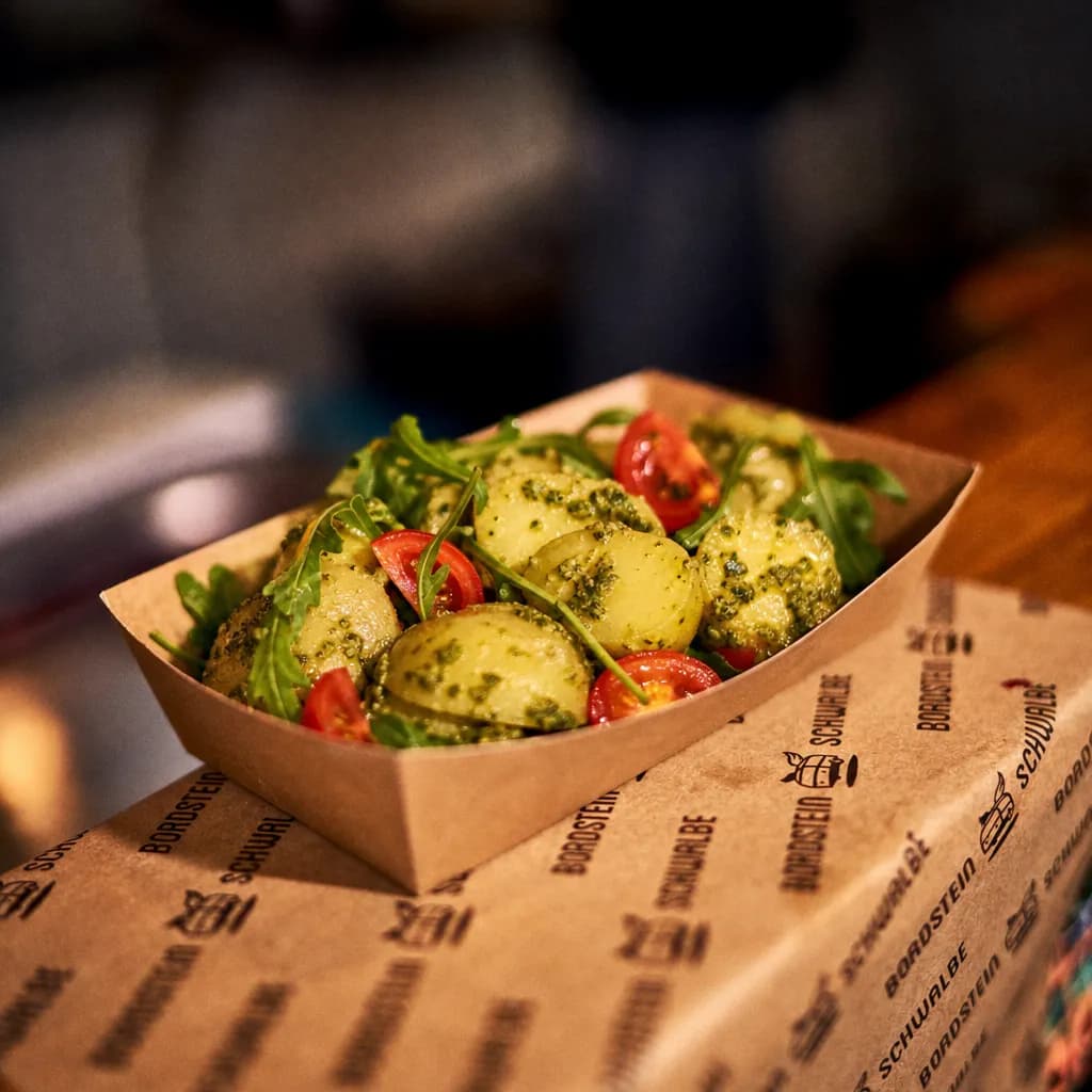 Kartoffelsalat mit Pesto