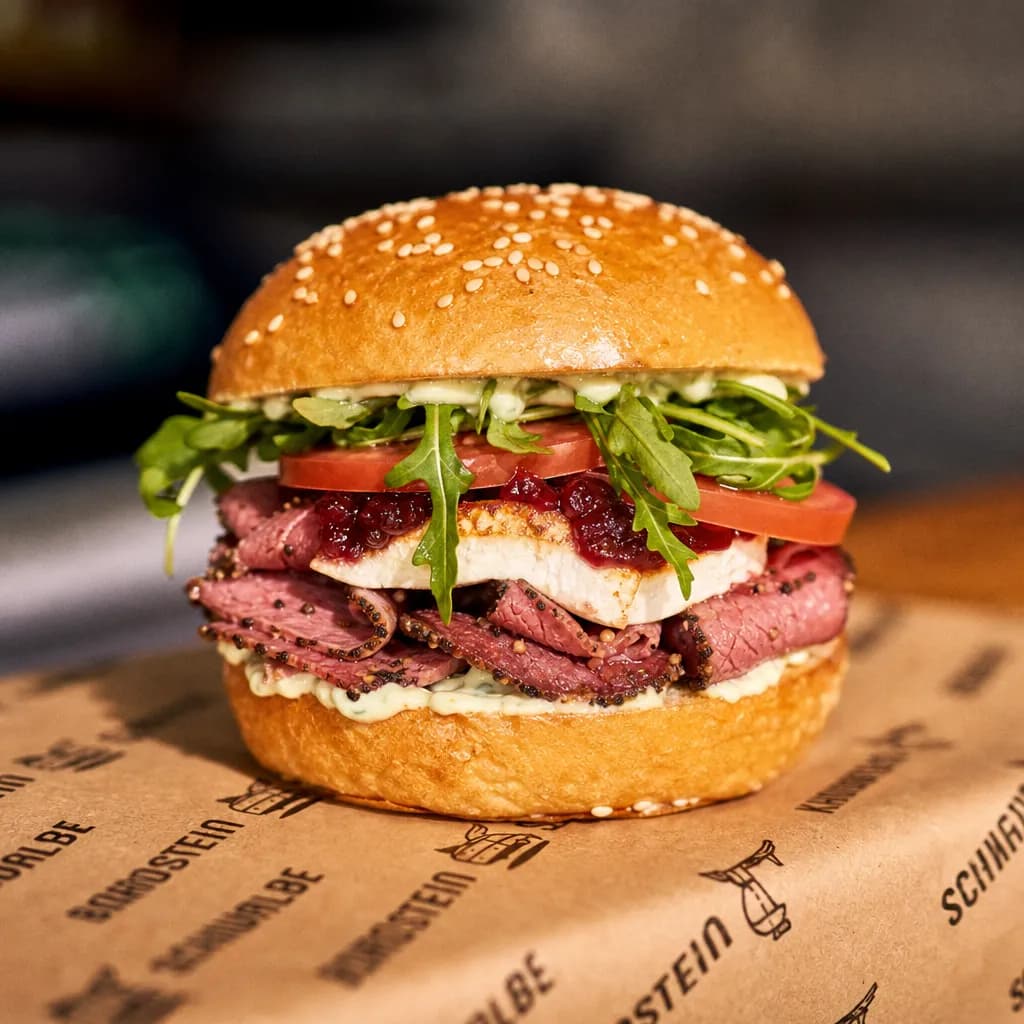 Pastrami Goat Burger